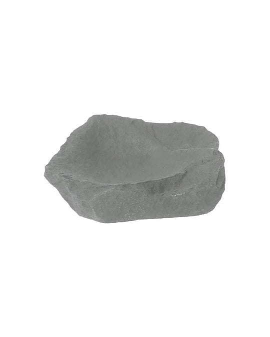 Natürliche Futterstelle aus Mineralguss im Steinlook für Terrarien