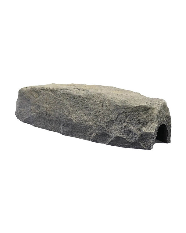 Höhle Large III Bruchstein aus Mineralguss – Terrarienversteck und Sonnenplatz in realistischer Steinoptik.