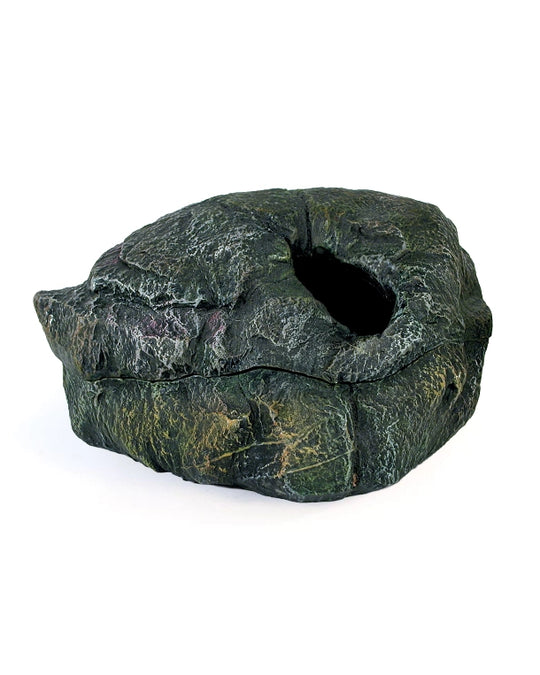 Repti Shelter 3 in 1 Cave Medium – keramische Feuchthöhle für Reptilien und Amphibien