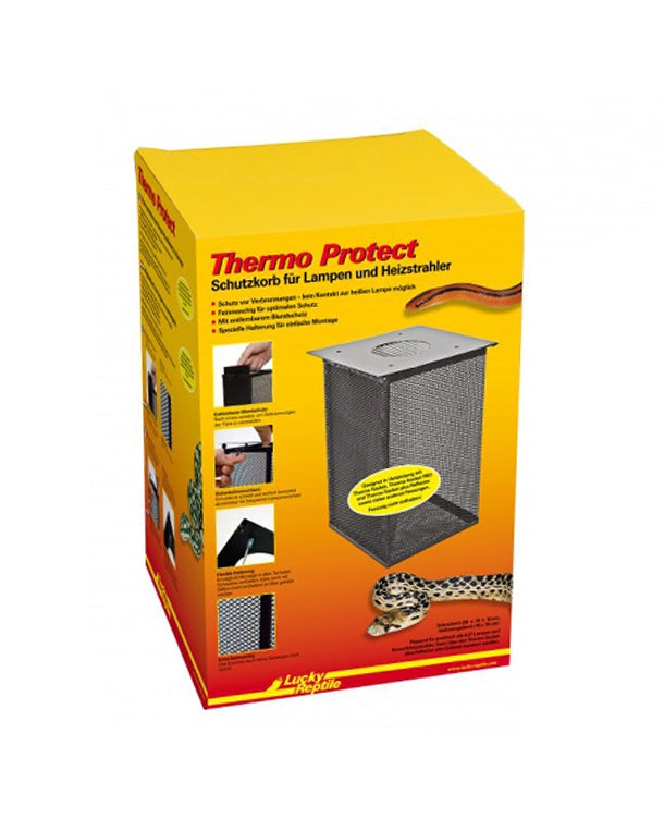 Thermo Protect Lampenschutzkorb E27 Reptilien Terrarium Blendschutz Metall feinmaschig