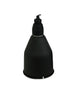 Thermo Socket Plus Reflektorleuchte E27 mit Stahlreflektor und Schutzgitter für Terrarienlampen Gross Schwarz